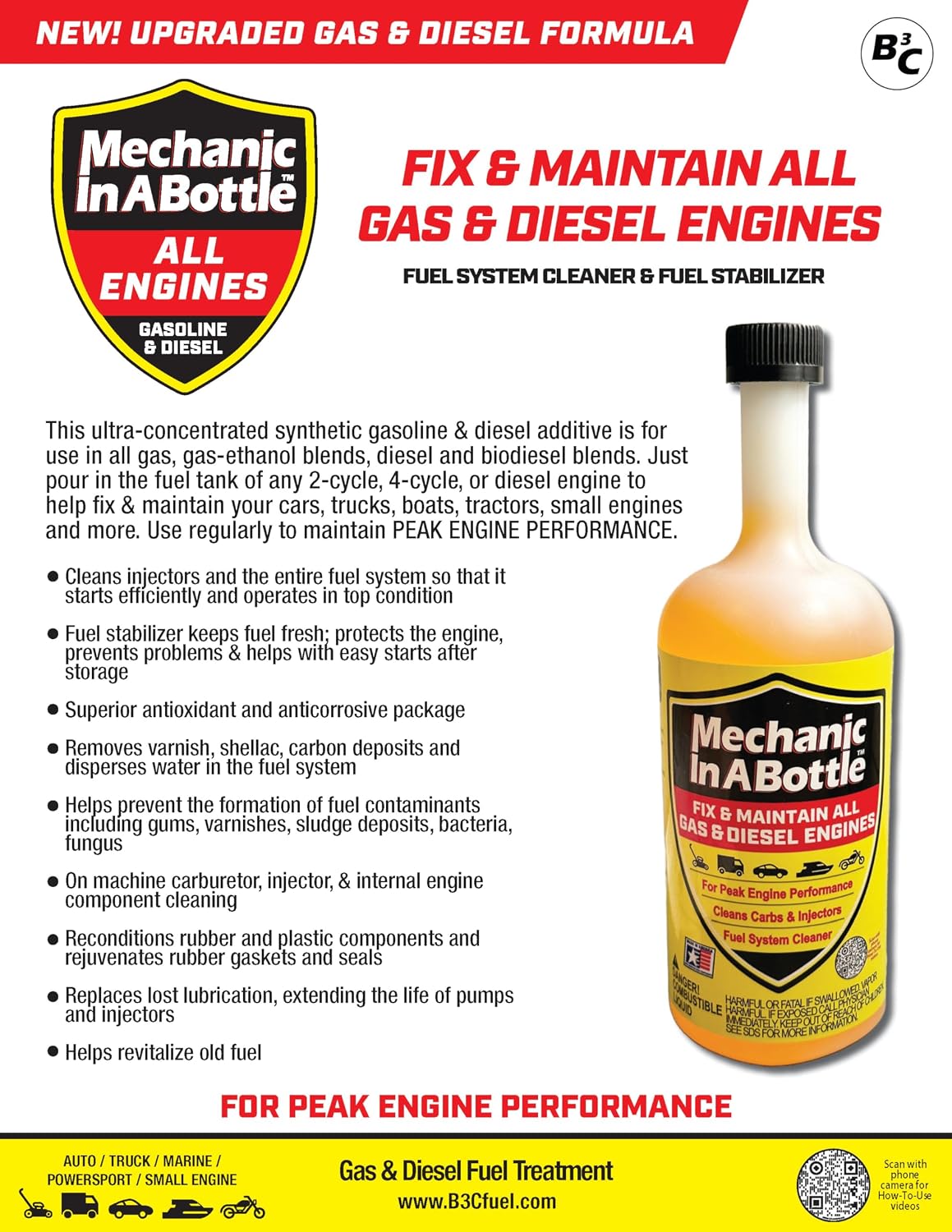 Ethanol Shield Marine + Mechanic In A Bottle, 24 oz — 2-Pack Kit — view 2